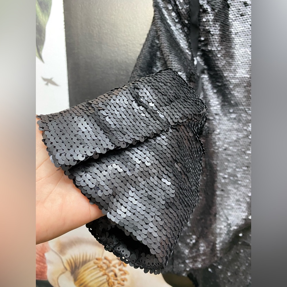 MISS ME black sequence waterfall blazer 🖤 - Picture 10 of 16